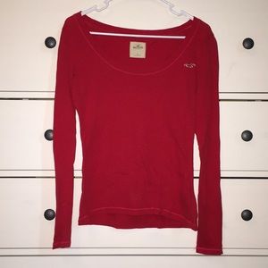 Red Hollister long sleeve